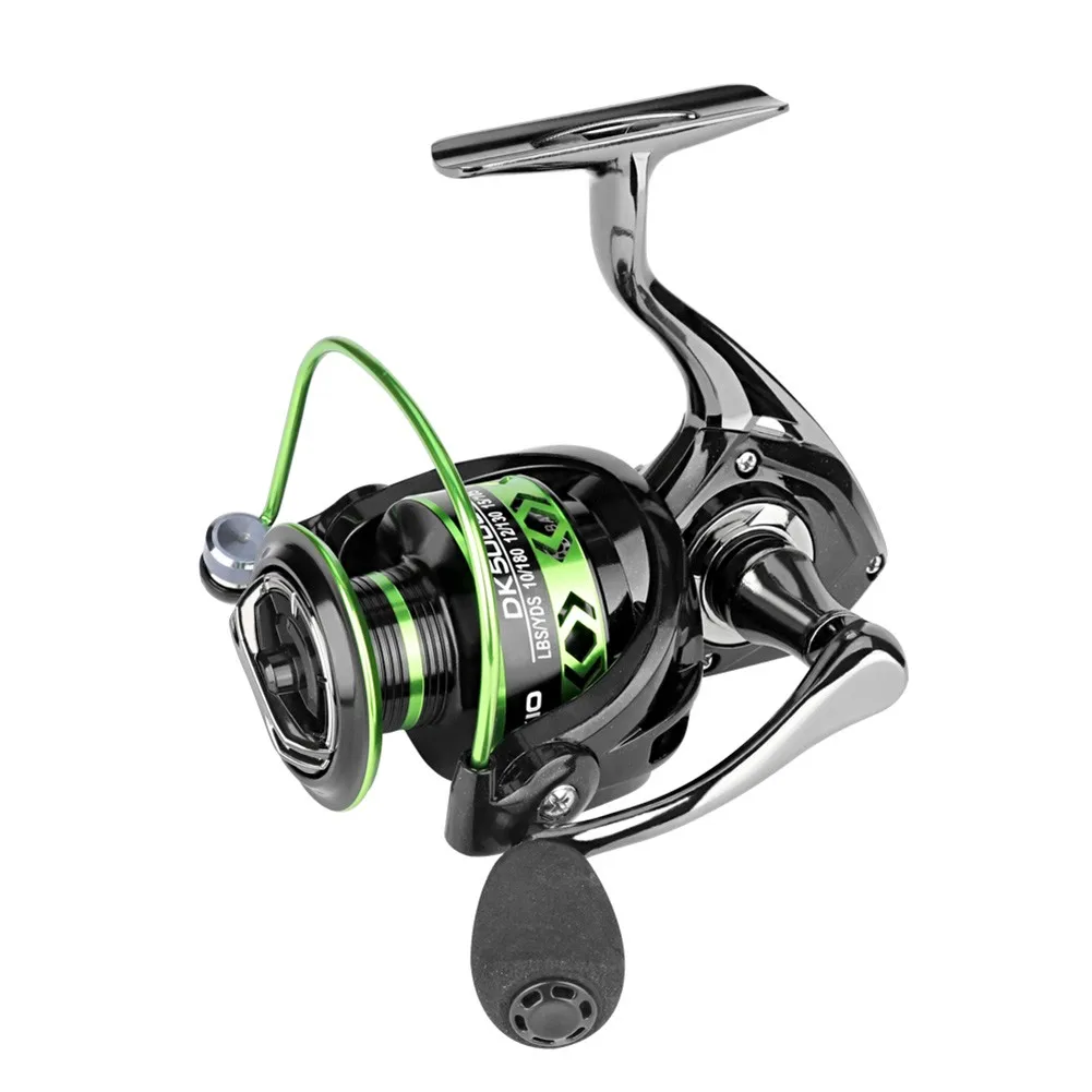 

Deukio 5.2:1 All-Metal Fishing Reel Dual Use Max Drag Spinning Reel Ultra Smooth Metal Reel Seat CNC Alloy Line Spool Tackle