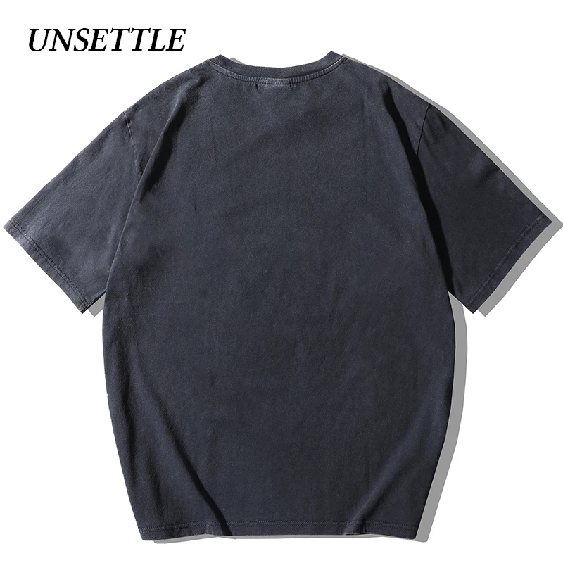 UNSETTLE 2020SS Harajuku мужские/женские футболки с принтом собаки летняя уличная футболка
