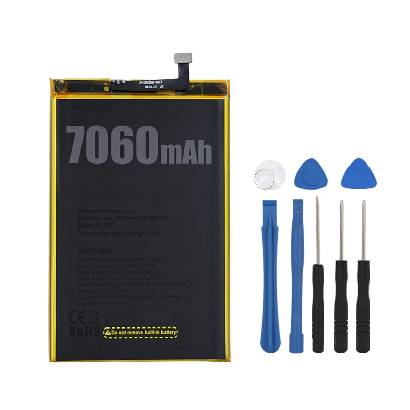 100% Новый оригинальный BL7000 батарея замена 7060mAh смартфона Для Doogee смартфон +