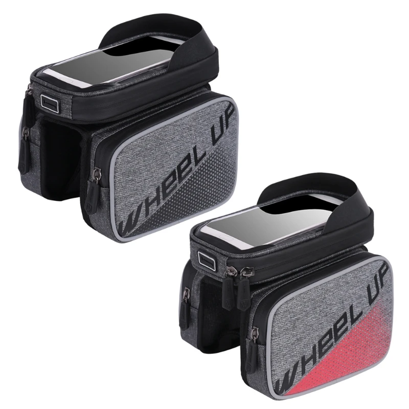

Bike Bag Waterproof Touch Screen Top Tube MTB Cycling Riding Frame Front Head Pouch Bicycle Cell Phone Holder Case