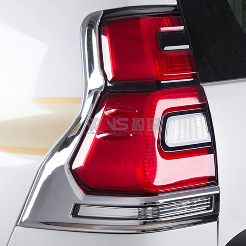 Хромированная накладка на заднюю фару 2018 для Toyota Land Cruiser Prado 150 LC150 SUV аксессуары