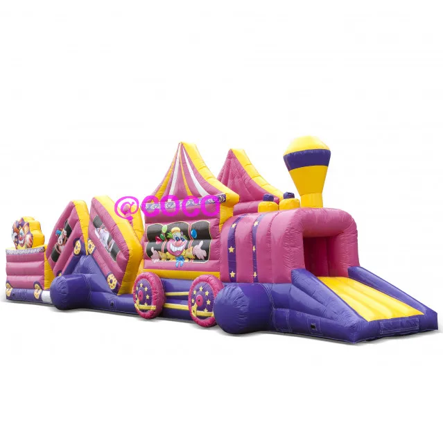 Бесплатная доставка в морской порт 15 м длинный надувной поезд туннель