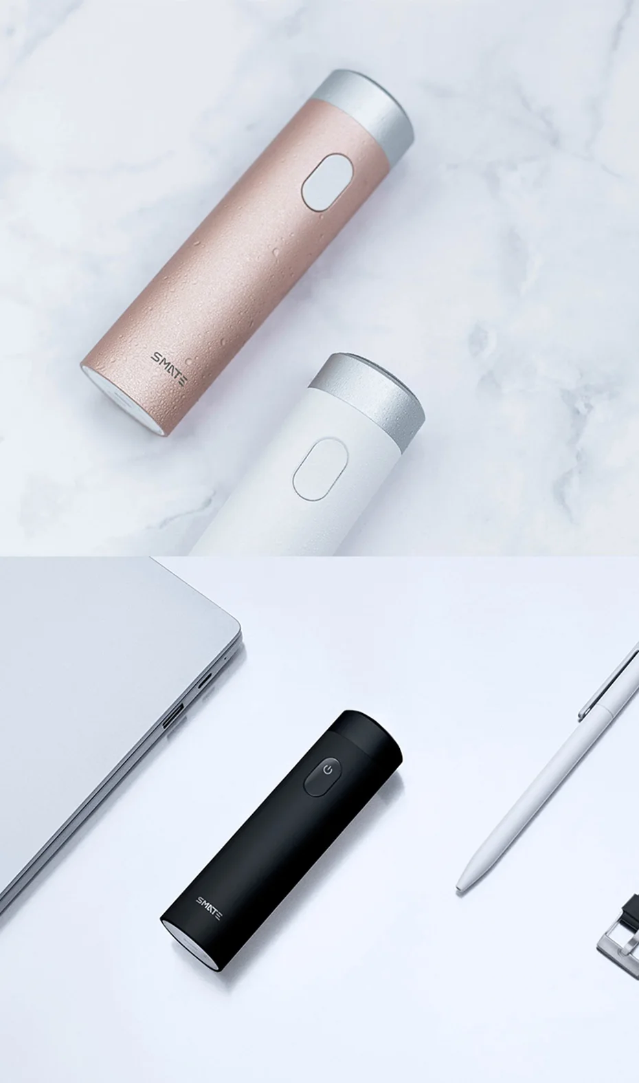 Xiaomi Mijia SMATE USB электрическая бритва мини Портативная Мужская бритва Водонепроницаемая моющаяся бритва с одним лезвием машинка для бритья триммер для бороды