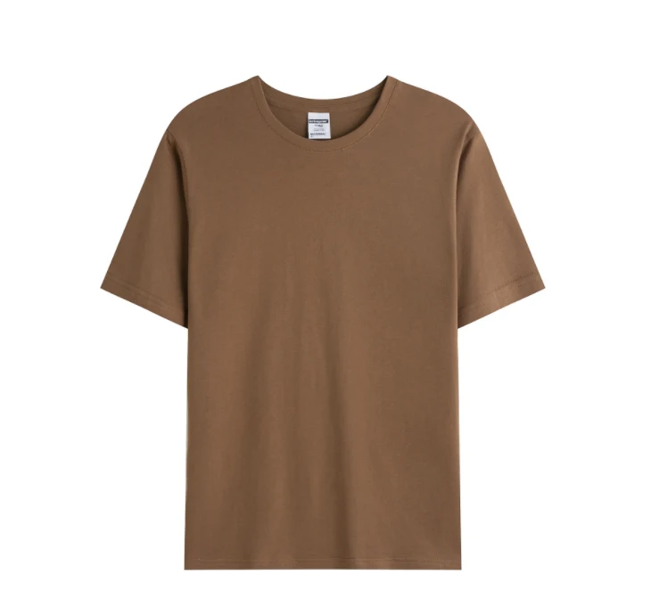 

6 шт., летняя хлопковая Футболка с круглым вырезом и коротким рукавом