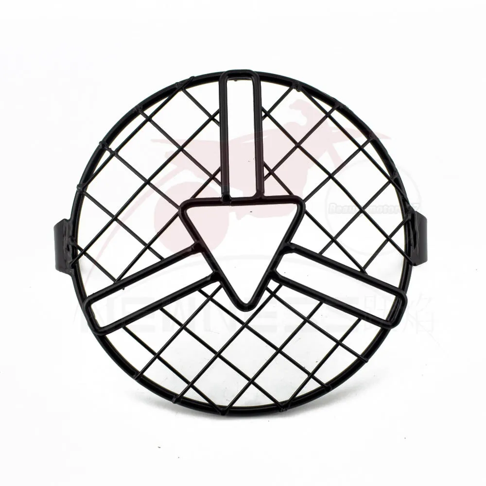 6.5 " Motorcycle Universal Vintage Headlight Protector Retro Grill Light Lamp Cover For Harley Ducati Chopper Yamaha Cafe Racer - купить
