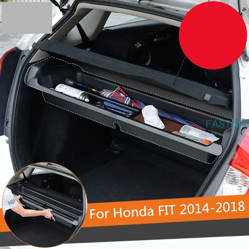 Ящик для хранения багажника Honda FIT JAZZ 2014 19 задний отсек GK5 аксессуары украшения