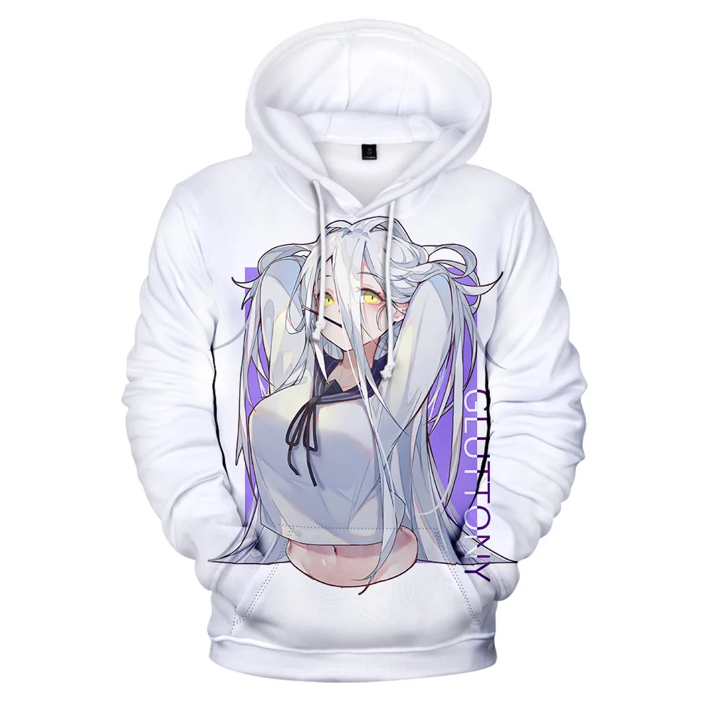 

2021 Anime 3D Print Men Women The Seven Deadly Sins Hoodie Cartoon Sweatshirt Streetwear Harajuku Oversized Pullover Clothes