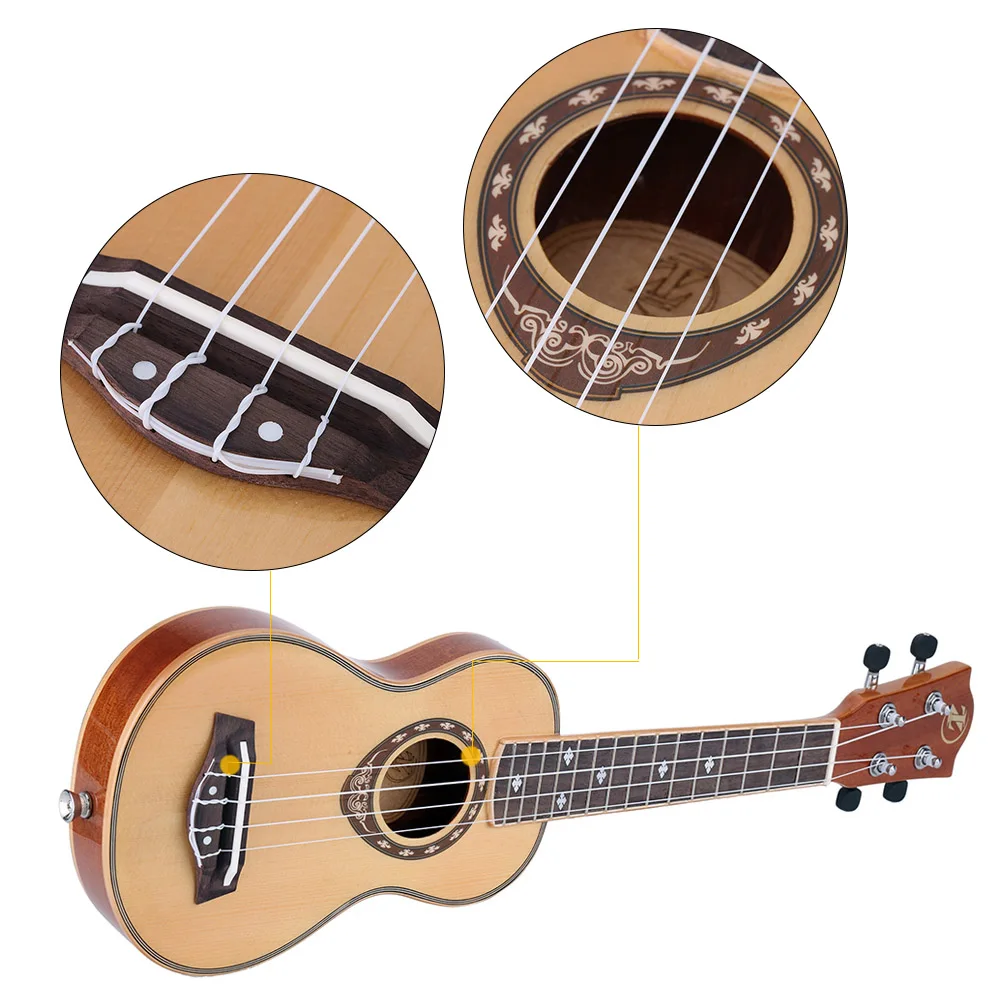 21&quot Soprano Spruce 42mm Ukelele Ukulele Gift Slim Design | Спорт и развлечения