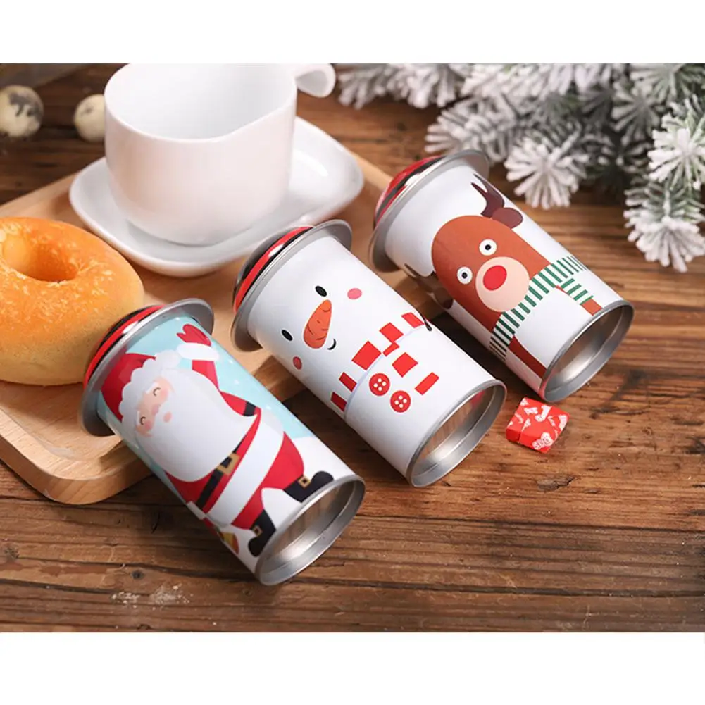 Studyset Рождество Санта Клаус/снеговик шаблон конфеты Ca железная банка для детской