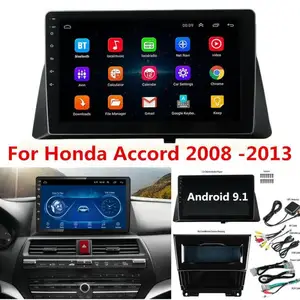 Автомобильный стерео-радиоприемник, 10,2 дюйма, HD-экран, GPS-навигация для Honda Accord 2008-2013, система Android 8,1, Wi-Fi, радио, мультимедийный плеер