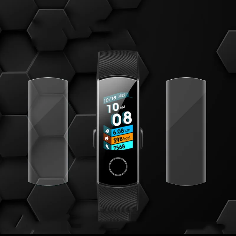 EXUNTON полное покрытие мягкая защитная пленка из ТПУ для Huawei Honor Band 3 4 защита экрана