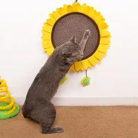 toy cat wall sisal cat sun claw board hanging grinding ball