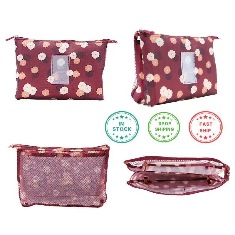 Женская косметичка дорожная сумка Органайзер для девушек дамская Хранения