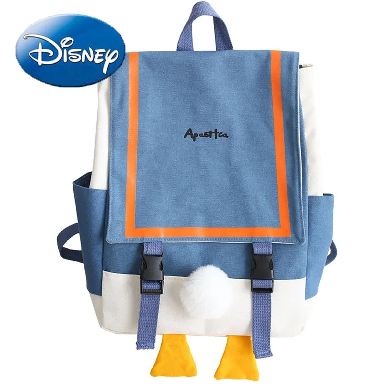 

Disney Donald Duck Children's Backpack Large Capacity Child Schoolbag Woman Shoulder Bag Cartoon Cute Lady Handbag Kid Hobos