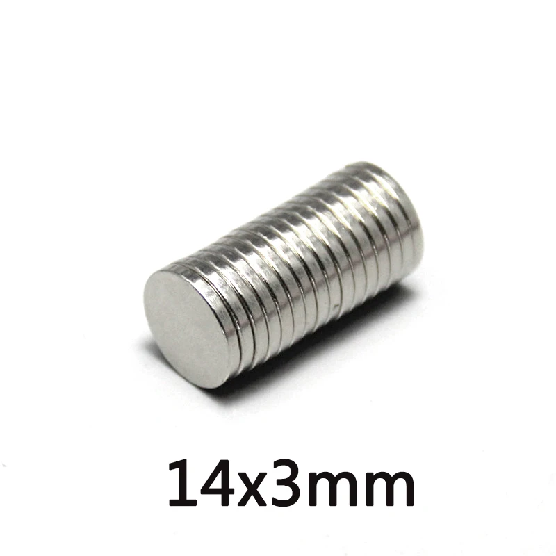 20/50/100 шт 14x3 мм редкоземельный магнит диаметр круглые магниты на холодильник 14 * 3