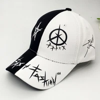 new design spring autumn cotton unisex youth print%c2%a0skateboard street trend breathable adjust patchwork multicolor baseball cap