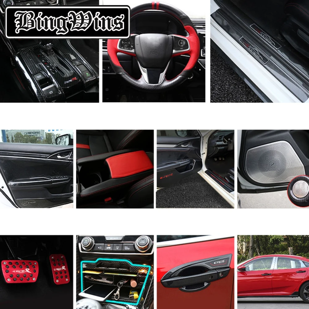 

Car style For 16-20 Honda 10th generation Civic refitted interior central control air outlet decoration