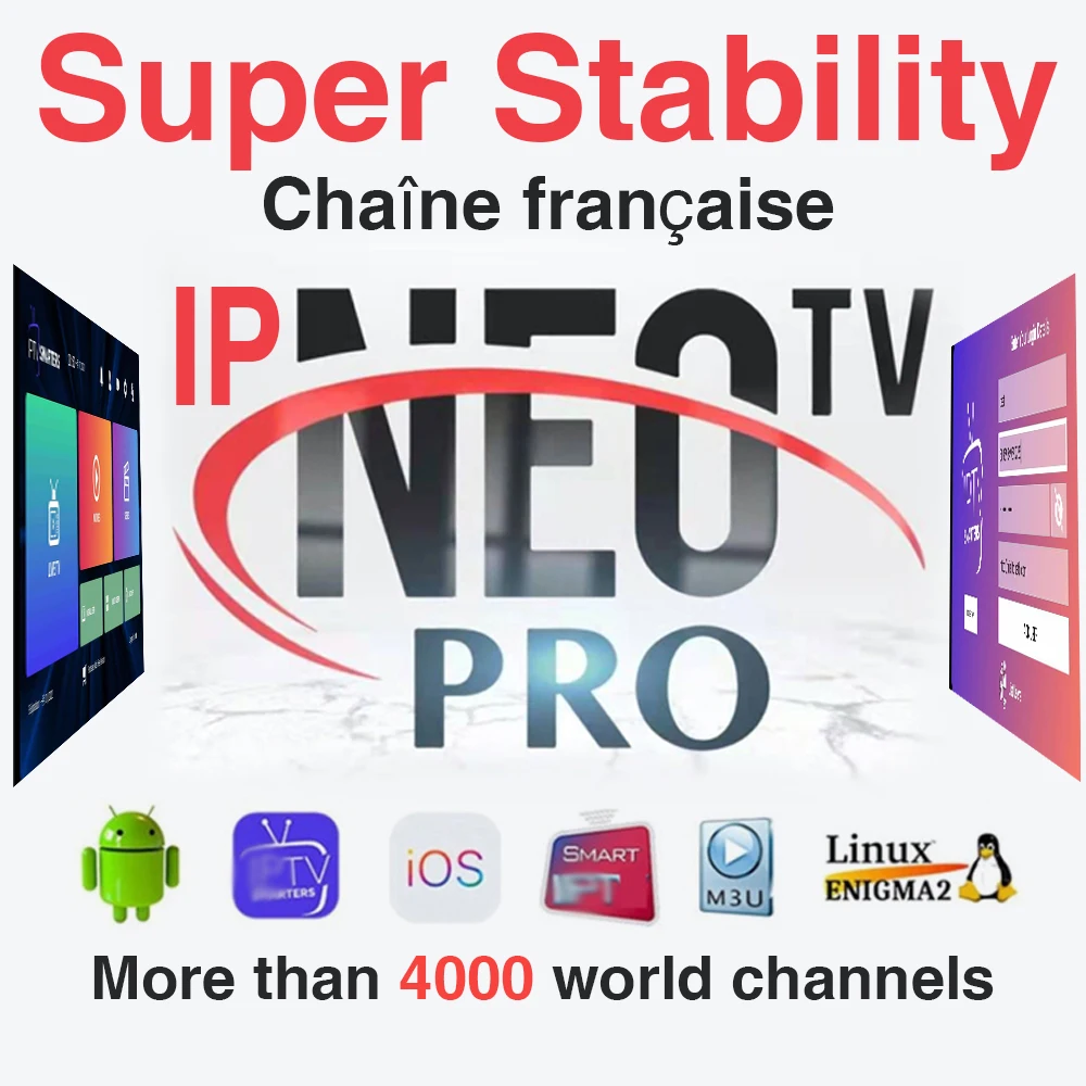 

NEOTV PRO NEO PRO NEOX for Arabic ip french Belgium Canada neo tv pro Morocco For Smart tv Android Box m3u neotv
