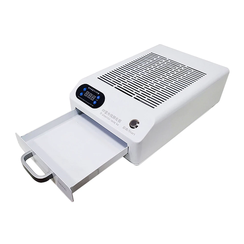 220V 110V Светодиодный УФ-лампа для сушки УФ отверждения ящик печь 100 Вт 48 шт.