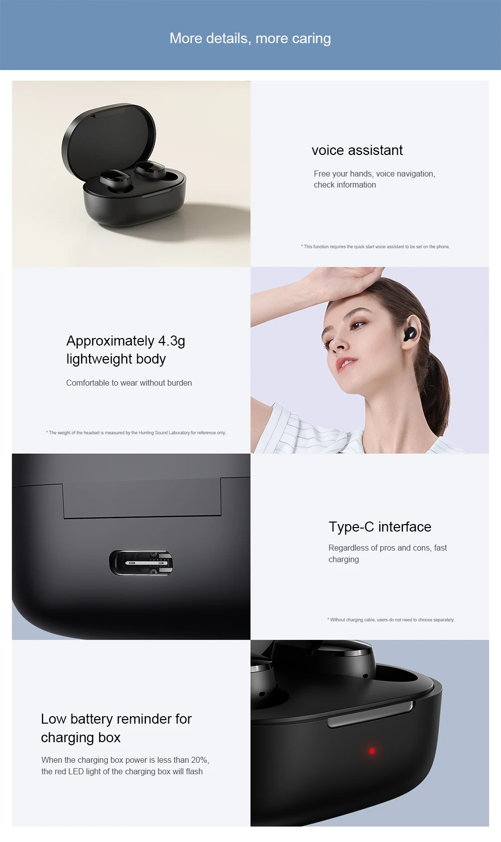 Xiaomi mi true wireless earbuds basic 2s Redmi AirDots 2s Bluetooth 5.0 touch control TWS earphone gaming mode USB C headphone
