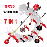 gx35 mower 7 in 1 grass cutter multi brush cutter petrol strimmer tree pruner