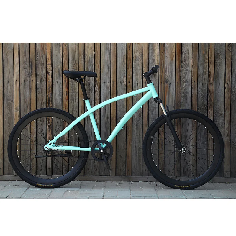 26-дюймовый дорожный велосипед с фиксированной передачей амортизатор