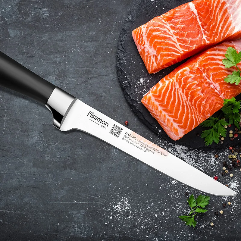 FISSMAN 6 дюймов нож для обвалки элегантность серии немецкий стальной кухонный с