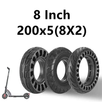 200x50 solid tire 8x2t bee hive holes for 8 inch electric scooter tyre hollow design anti skid durable scooter accessories
