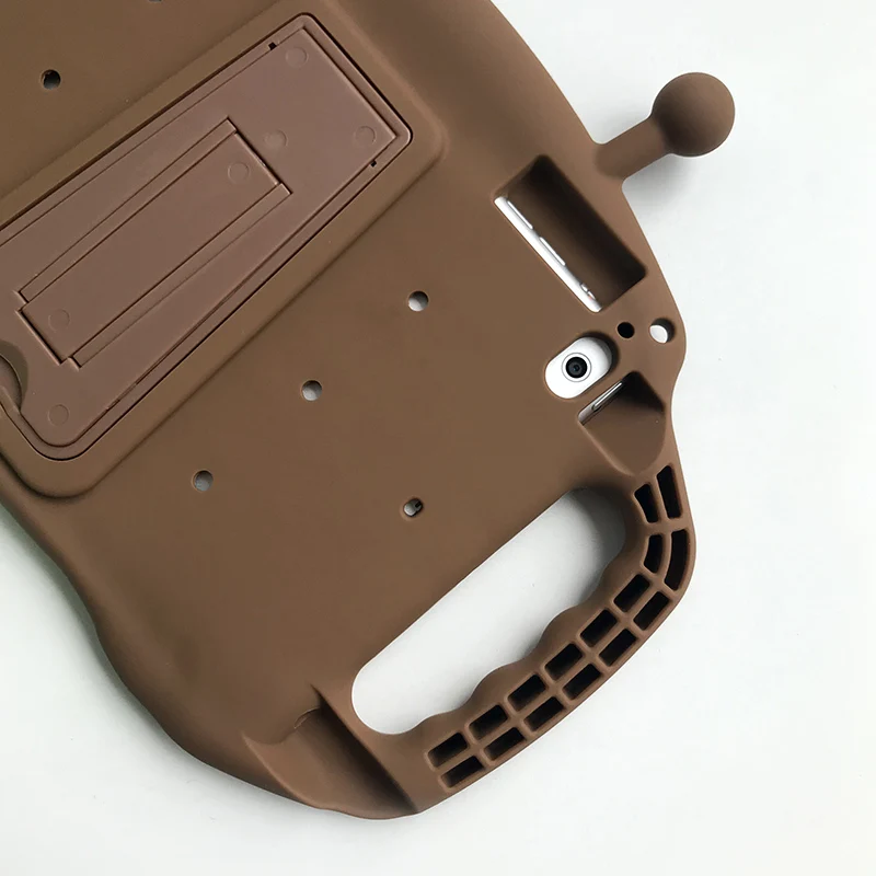 Противоударный чехол для iPad Mini 1 2 3 4 детские мягкие ручки подставка нетоксичный