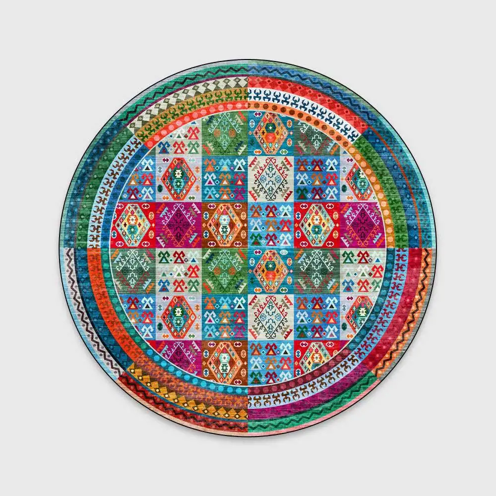 Противоскользящий кухонный коврик напольное покрытие с геометрическим рисунком