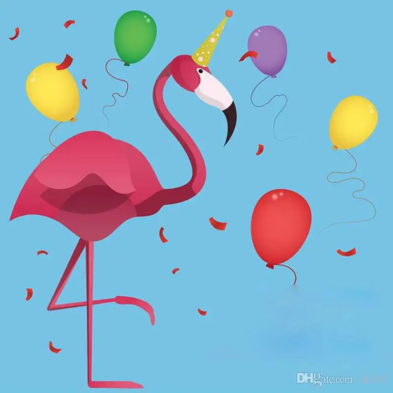 

New Flamingo Aluminum Foil Air Helium Inflatable Balloon durable reusable balloon Christmas Party Decoration kids toys