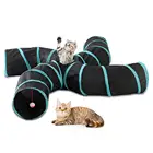 2345 отверстия складной кошка палатка туннель Pet ExerciseTube складной играть игрушка s-образный степлер для дома и улицы Обучение щенка ToysTube