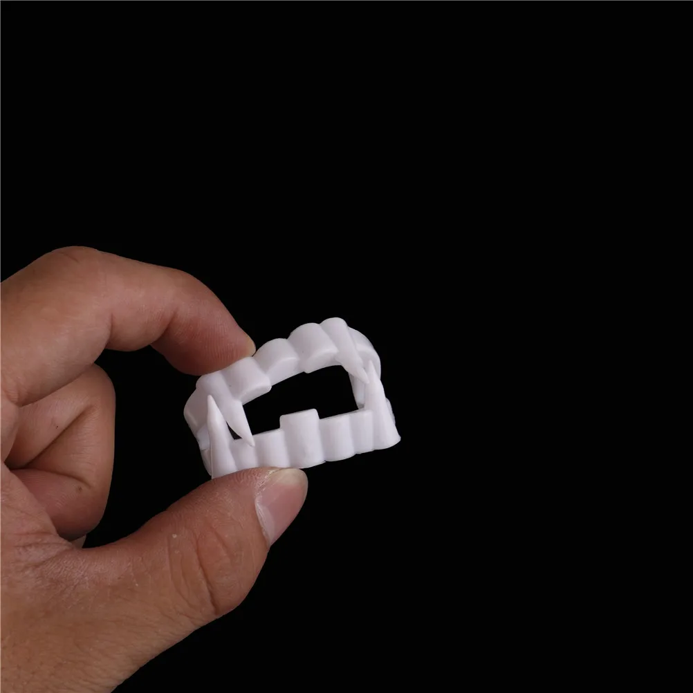 1 шт. Хэллоуин маскарадный реквизит светящиеся вампир поддельные зубы Дракулы