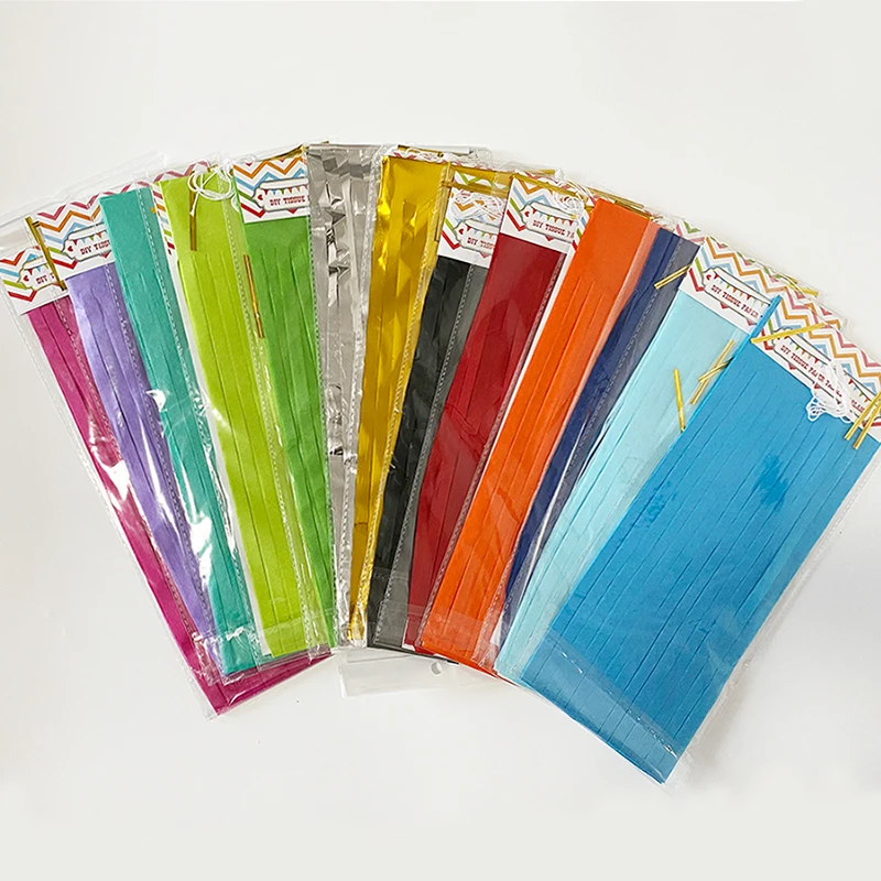 5 шт./упаковка детские носки сделай сам папиросной бумаги гирлянды с кисточками