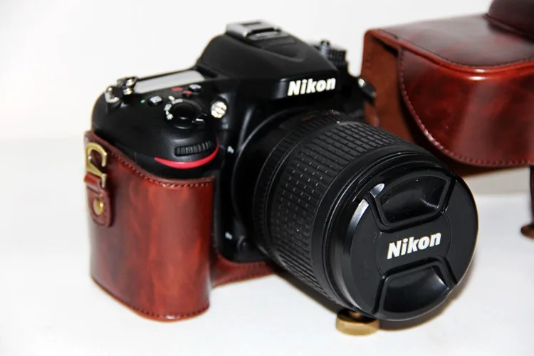 Винтажный чехол из искусственной кожи для камеры Nikon D5100 D5200 D5300|case bag for nikon|bag nikoncamera