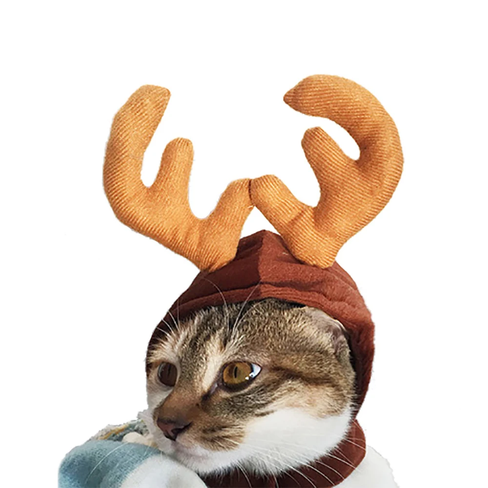 Рождественская шляпа для домашних животных Рождественское украшение волос с