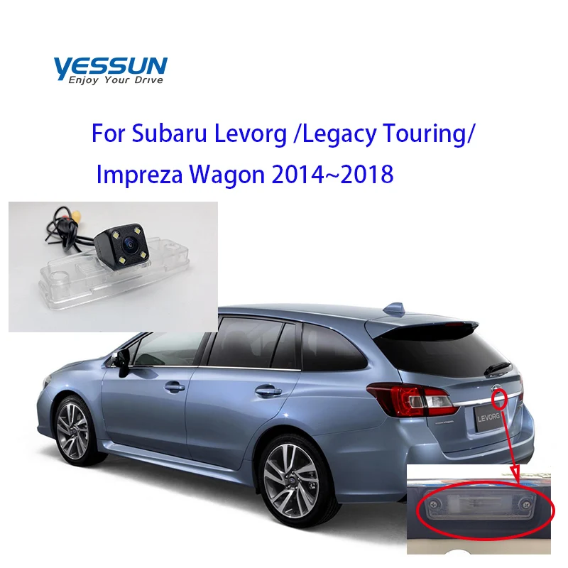 Yessun камера номерного знака для subaru Levorg Legacy Touring Impreza Wagon 2014 ~ 2018 Автомобильная