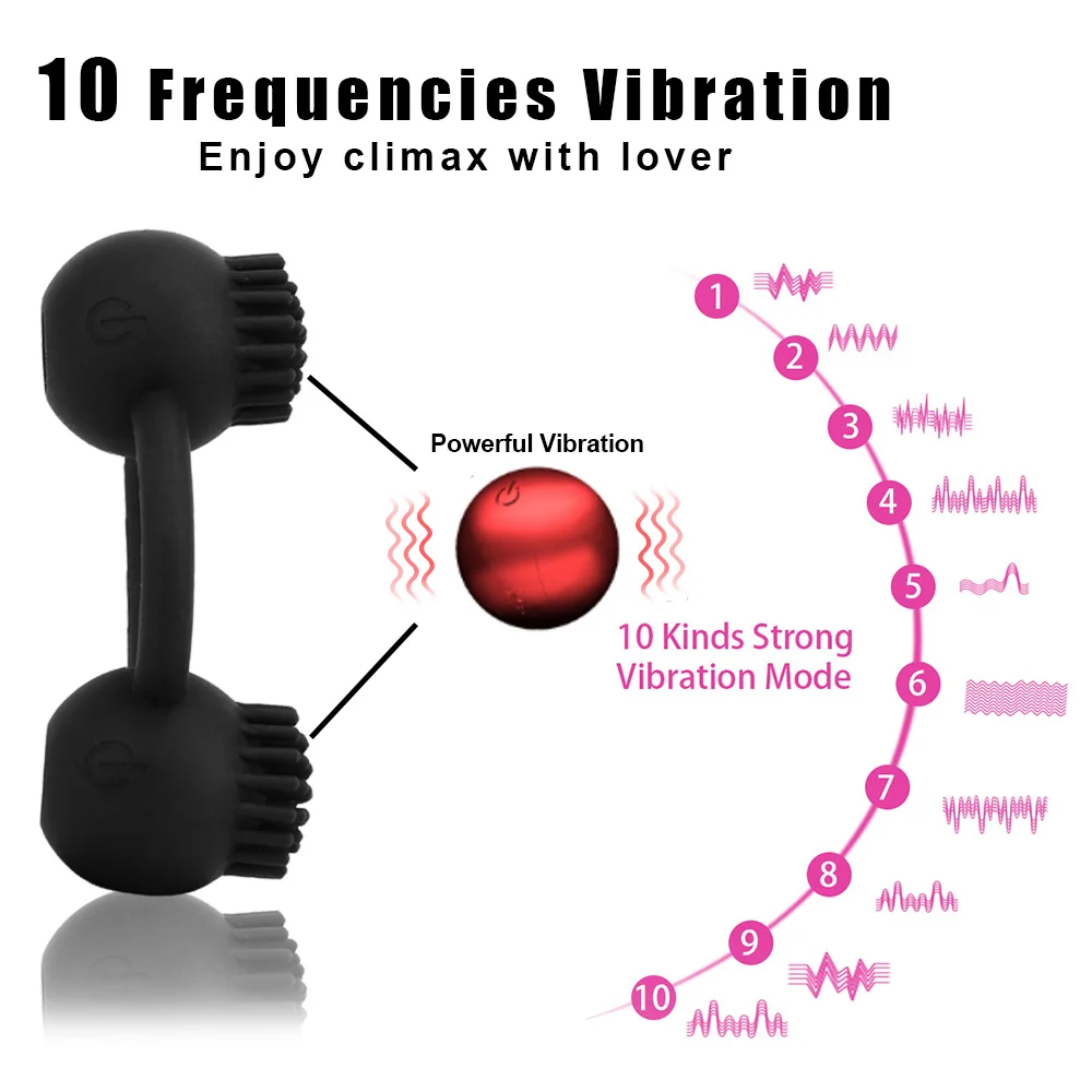 Кольцо на пенис 10 скоростей для задержки эякуляции секс-игрушки мужчин пара