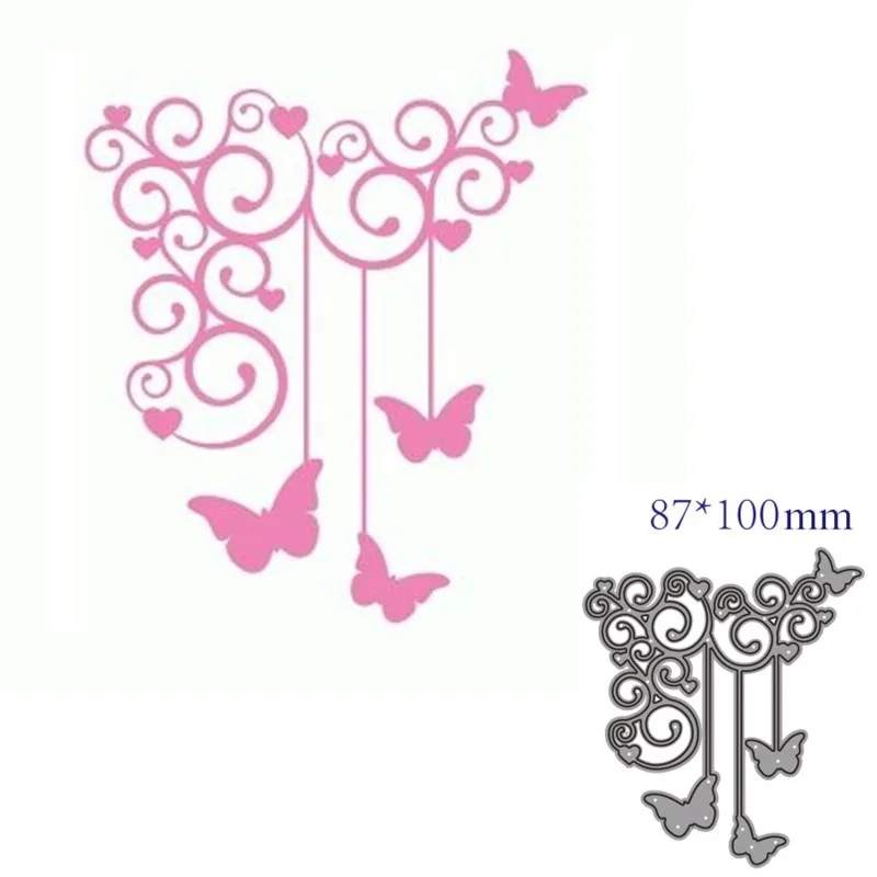 Металлические штампы для вырезания форма животных Бабочка украшение