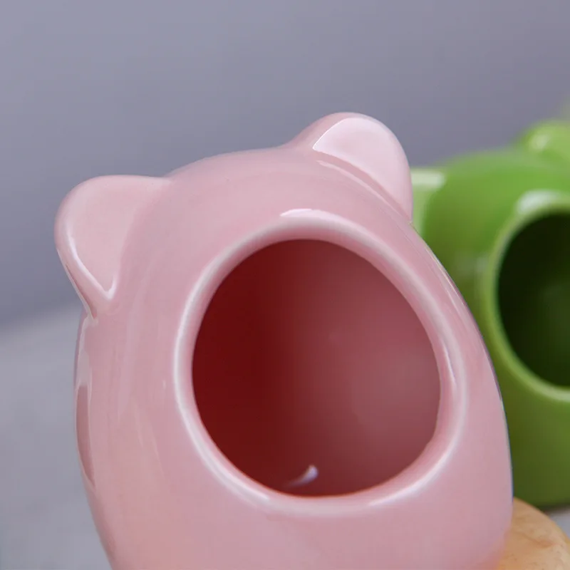 LanLan кошачья голова форма хомяк керамическое гнездо спящее охлаждающий тент