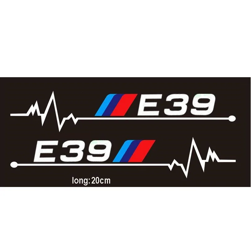 2 шт. автомобильные боковые стекла спортивные наклейки для BMW E36 E37 E38 E39 E46 E60 E61 E62 E87