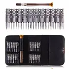 Набор отверток 25 в 1, отвертка Torx с кожаным чехлом, набор инструментов для ремонта открывания для iPhone, телефона, часов, планшетов, ПК, ручные инструменты