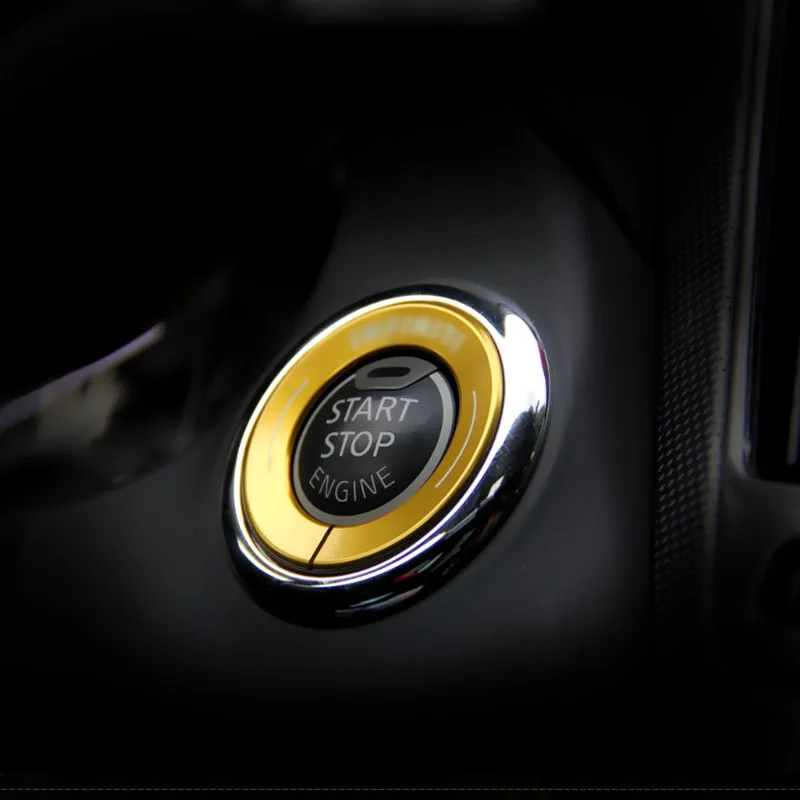 Для Infiniti Q50 крышка ключа старт стоп ключ металлический алюминиевый интерьер Tirm Q50L