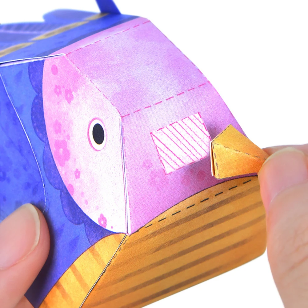 

Children Origami Book 3D Three-Dimensional Handmade DIY Paper-Cutting Toys Decor Kids Educational Toys for Children Gifts