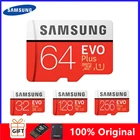 SAMSUNG EVO карта памяти Micro SD, 128 ГБ, 64 ГБ, 32 ГБ, 256 ГБ