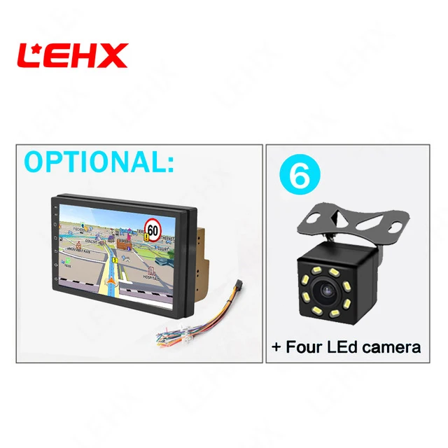 LEHX " автомобильный Android 8,1 автомобильный Радио Автомобильный gps навигатор мультимедийный видео плеер dvd для Volkswagen Nissan hyundai Kia toyata CR-V - Цвет: LE7015-CAM