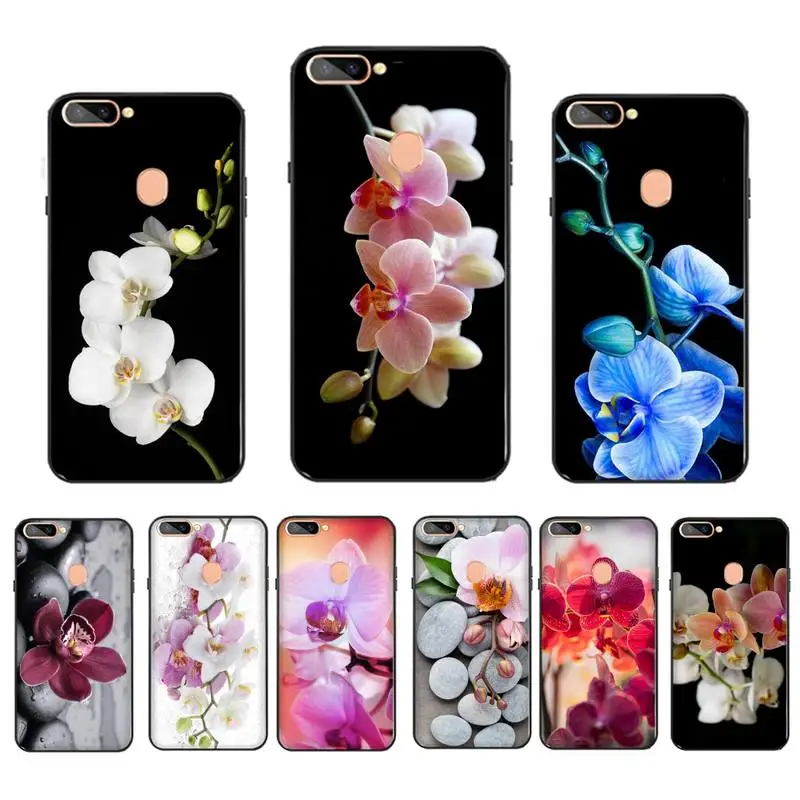 

Orchid Flowers Phone Case For OPPOa92020 Case For RealmeC3 6Pro 6 Reno2z Silicone Soft TPU Cool Phone Shell Coque