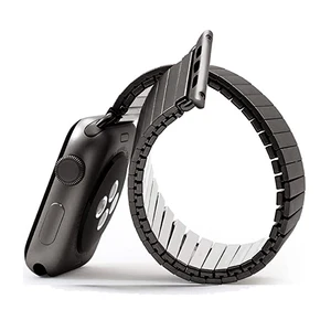 Ремешок из нержавеющей стали для ремешка Apple watch 45 мм, 41 мм, 42 мм, 38 мм, 44 мм, 40 мм, iwatch серии SE 765432, эластичный браслет