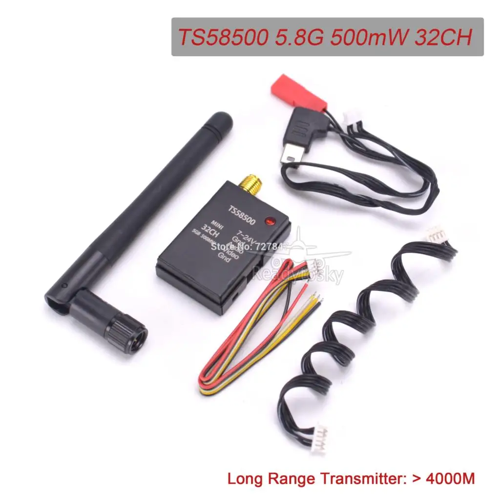 Высокое качество TS58500 5 8G 500mW 32CH Мини AV передатчик Модуль для Phantom Walkera 350 серии FPV