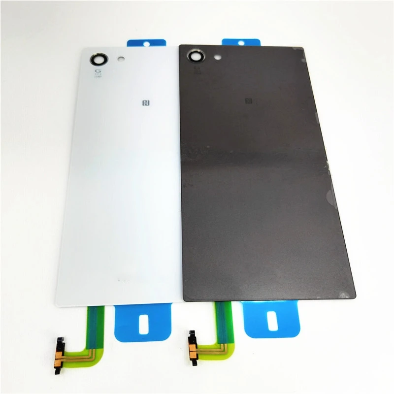 Оригинальная Задняя стеклянная крышка батарейного отсека задняя для Z5 Mini Замена